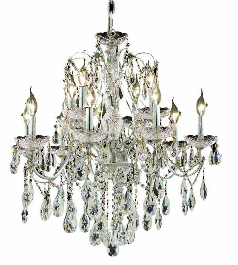 Elegant Lighting St. Francis 12 Light Chandelier Model: 2016D28DB/RC